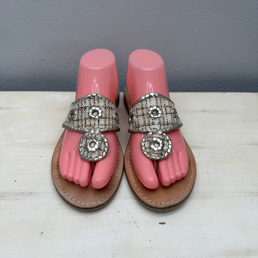 Jack Rogers Jacks Flat Thong Sandals Size 9 - Picture 5 of 9